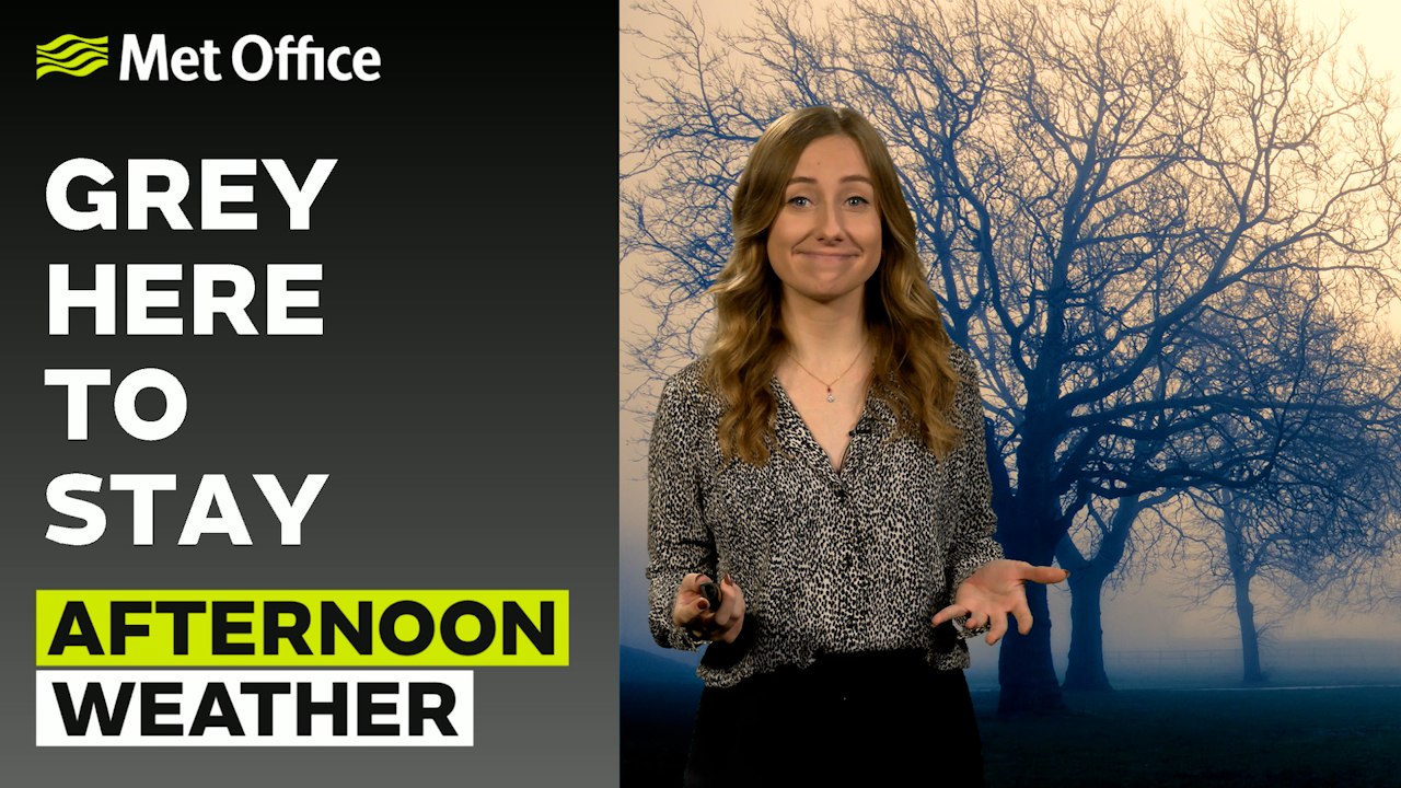 Met Office Afternoon Weather Forecast 27/12/24 –  Cloudy and drizzly outbreaks