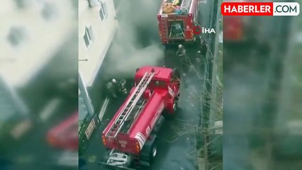 Küçükçekmece'de Tekstil Atölyesinde Yangın Paniği