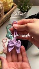 Crocheted Bag Keychain via: @crochet.twin