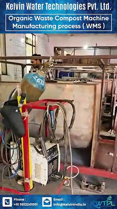 SS 304 Vessel of Composter Machine _ Kelvin Water technologies#composting