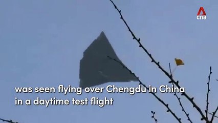 New Chinese fighter jet seen over Chengdu
