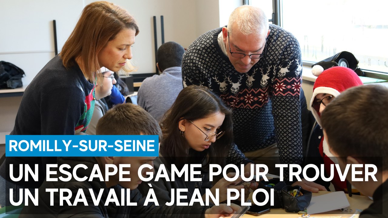Un escape game pour trouver un travail à Jean Ploi à Romilly-sur-Seine