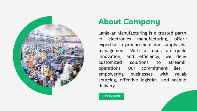 Best Electronics Procurement & Supply Chain Services in India | Lanjekar Mfg