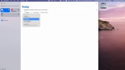 How to CREATE a Reminder On the Reminders Application Using a Mac - Basic Tutorial | New