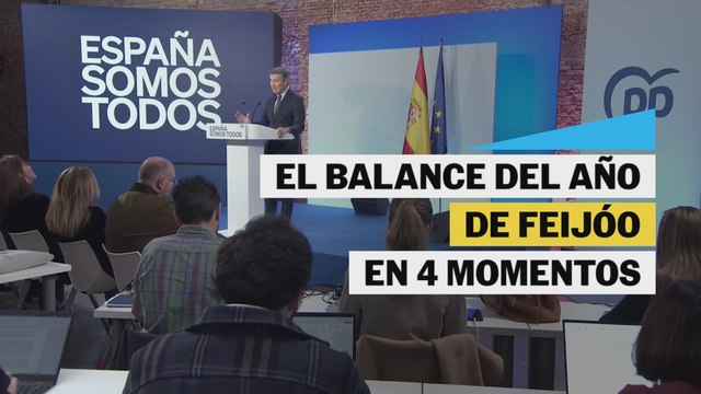Feijóo: El 2025 de este gobierno discurrirá entre los juzgados, Waterloo y (quizás) algo de Franco