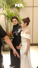Seth Fedelin and Francine Diaz arrive at Solaire for the 50th MMFF Gabi ng Parangal