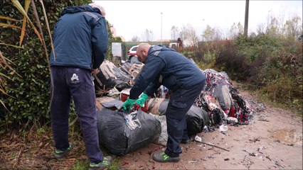 Rifiuti abbandonati, il blitz di Alia a Campi Bisenzio