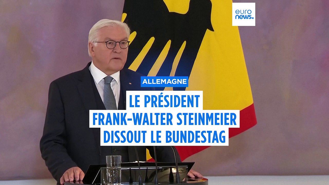 Dissolution du Bundestag : le président allemand appelle les citoyens à se rendre aux urnes