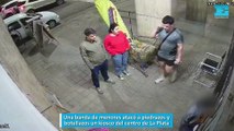 Una banda de menores atacó a piedrazos y botellazos un kiosco del centro de La Plata