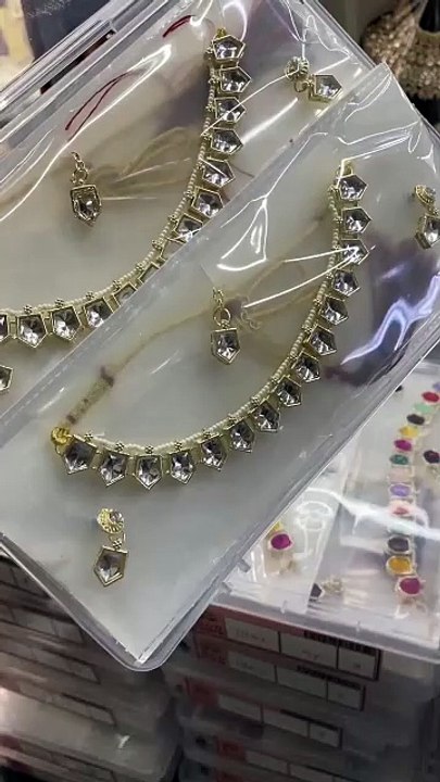 Low range Necklace Set Wholesale Price  Kundan Sets Sadar Bazar