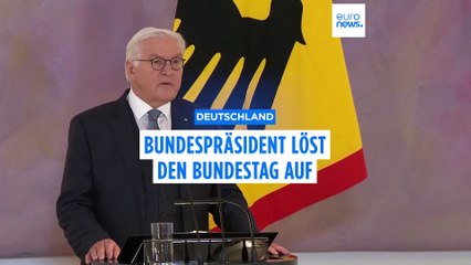 Bundespräsident Steinmeier löst Bundestag auf - Neuwahl am 23. Februar