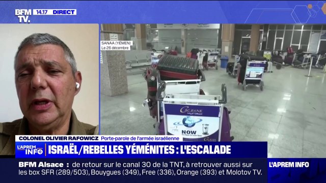 Le Yemen, par les houthis, attaque Israël depuis maintenant un an et deux mois , dénonce le porte-parole de l'armée israélienne