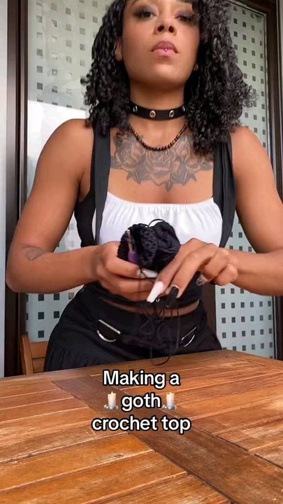 top au crochet gothique 🦇