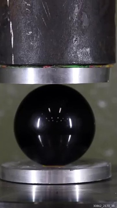 Crushing a Bowling Ball