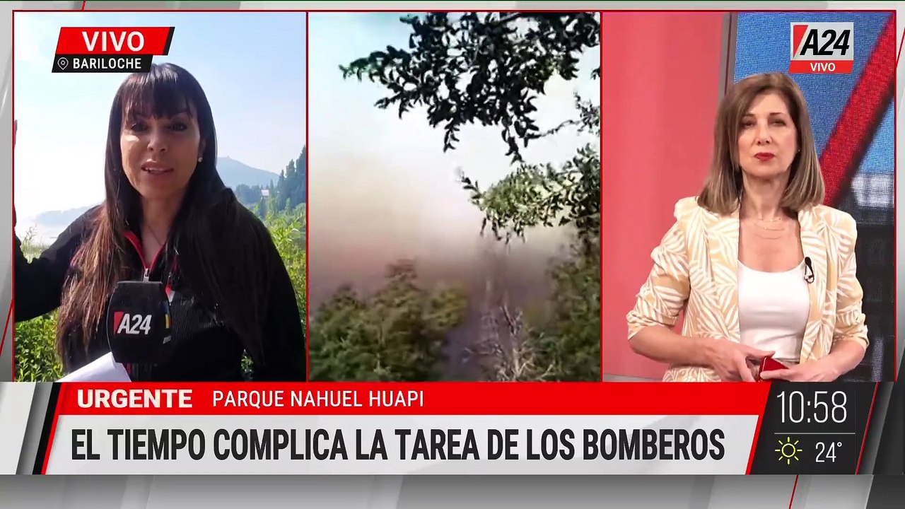 Incendios en Bariloche: se extienden a 1450 hectáreas y generan preocupación