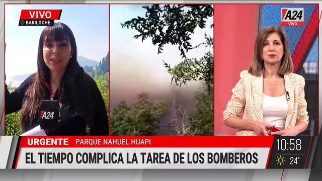 Incendios en Bariloche: se extienden a 1450 hectáreas y generan preocupación