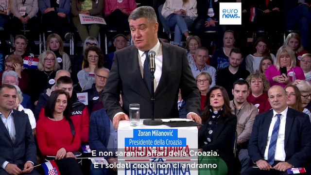 Croazia, Milanović punta al secondo mandato alle elezioni presidenziali di domenica