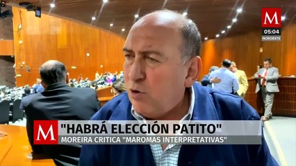 Rubén Moreira señala que la elección judicial carece de legitimidad