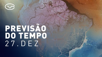 Previsão do tempo desta sexta-feira (27)!
