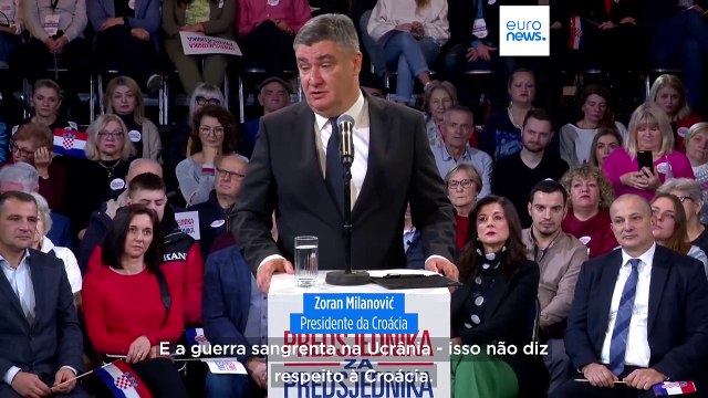 Eleições presidenciais croatas: Milanović enfrenta uma batalha pelo segundo mandato