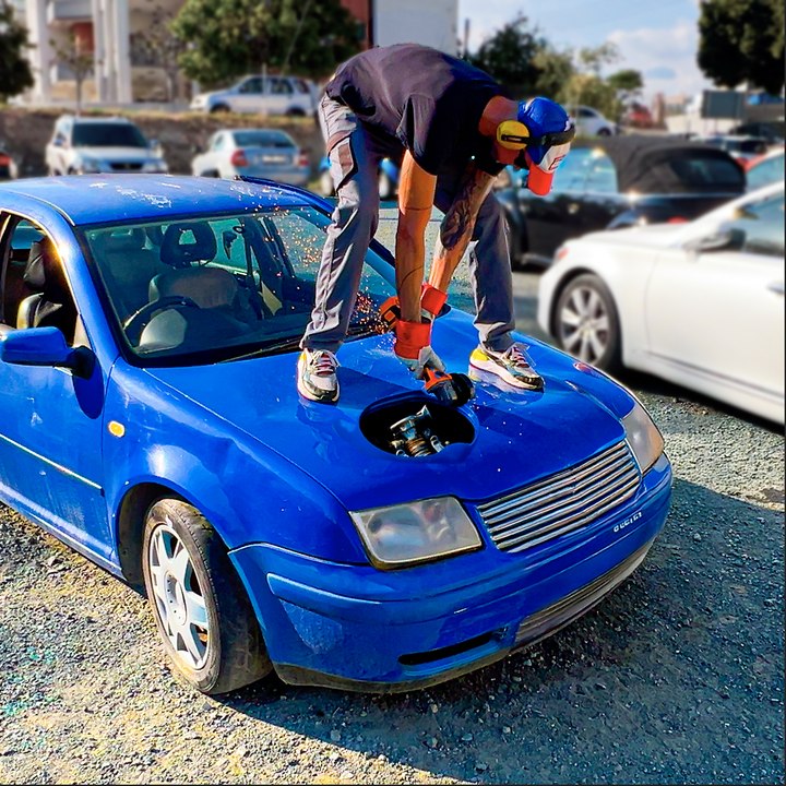 Car-powered coffee maker. That's a wild DIY ☕️
