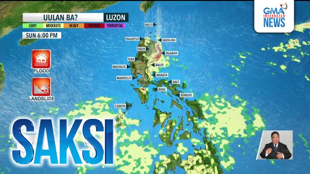 Maulan na weekend, asahan sa malaking bahagi ng bansa | Saksi