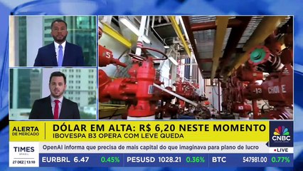 ALERTA DE MERCADO: dólar a R$ 6,20 neste momento; Rodrigo Loureiro analisa