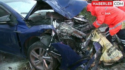 Şişli'de Kaza Sonrası Araçta Yangın: 2 Yaralı