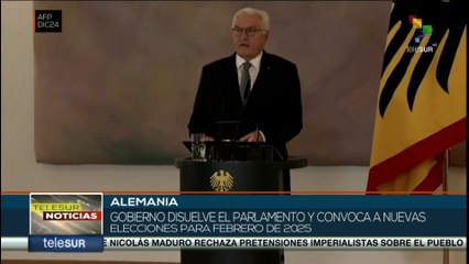 Pdte. de Alemania disuelve el parlamento