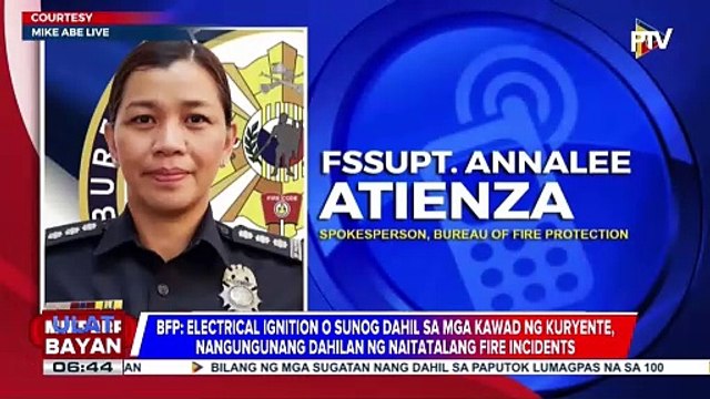 Naitalang sunog na may kinalaman sa paputok bago mag-Bagong Taon, mababa kumpara noong 2023
