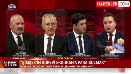 Ali Babacan ekonomik sorunların çözümünü kendinde buldu