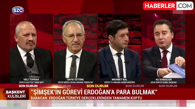 Ali Babacan ekonomik sorunların çözümünü kendinde buldu