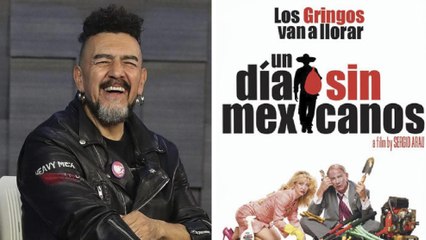 Sergio Arau aparece en la mañanera y anuncia la segunda parte de la película 'Un día sin mexicanos'