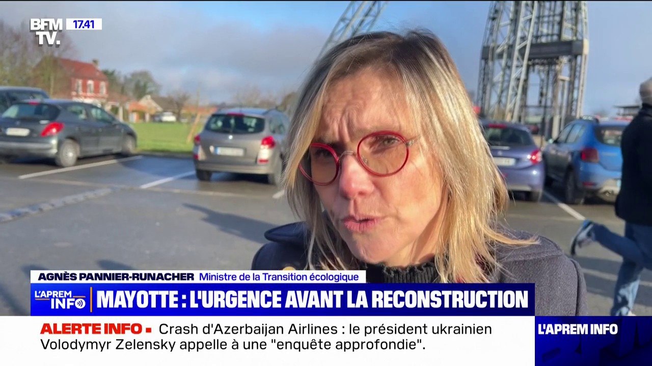 Retour de l'accès à l'eau et à l'électricité à Mayotte: "Ça va prendre plus de temps", affirme la ministre Agnès Pannier-Runacher