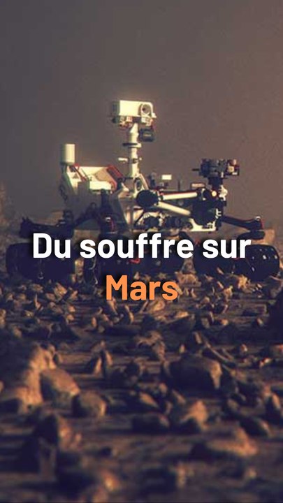 Devouverte d’un cristal jaune par le robot sur Mars !