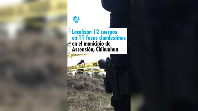 Localizan 12 cuerpos en 11 fosas clandestinas en el municipio de Ascensión, Chihuahua