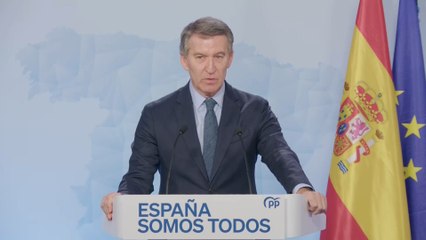 Feijoo critica al PSOE y VOX por igual