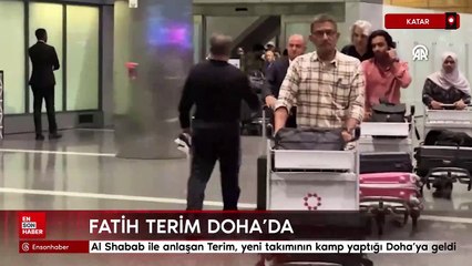 Al Shabab ile anlaşan Terim, yeni takımının kamp yaptığı Doha’ya geldi