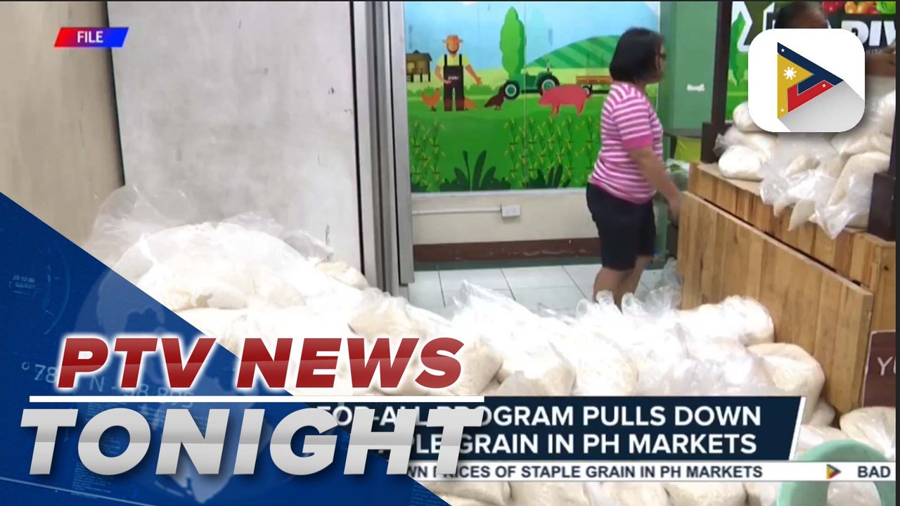 DA: Rice-for-All program pulls down prices of staple grain in PH markets