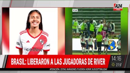 Liberaron a las jugadoras de River detenidas en Brasil
