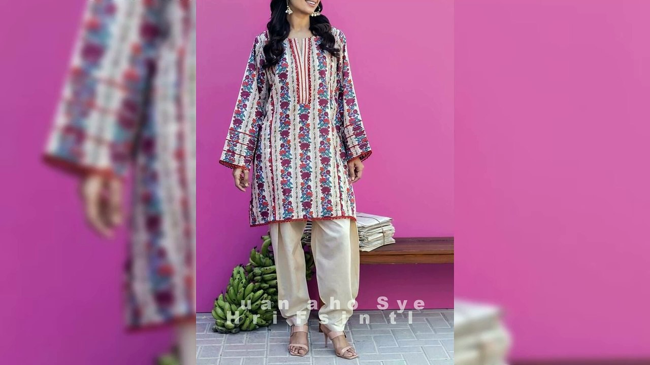 Best designing ideas on Youtube for printed dresses||Printed dress stitching ideas 2025