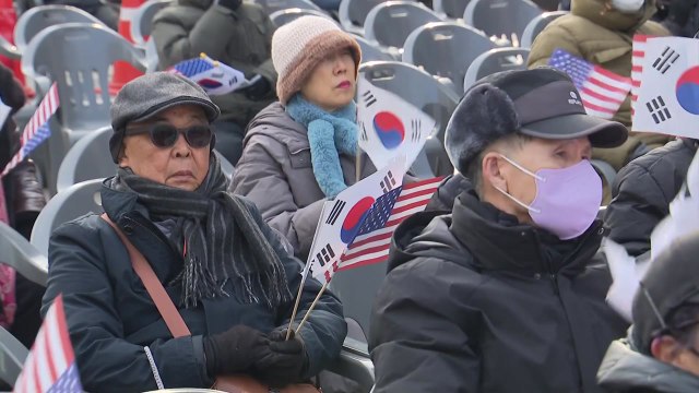 보수단체 윤 대통령·한 권한대행 탄핵 반대 / YTN