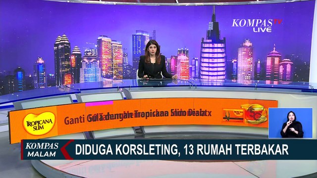 Kebakaran 13 Rumah di Duren Sawit, 12 Unit Mobil Damkar Dikerahkan ke Lokasi