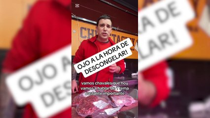 Un carnicero cuenta cómo descongelar correctamente los alimentos: “Lo más importante de la congelación es la descongelación”