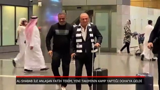 Al-Shabab ile anlaşan Fatih Terim, yeni takımının kampı için Doha'da