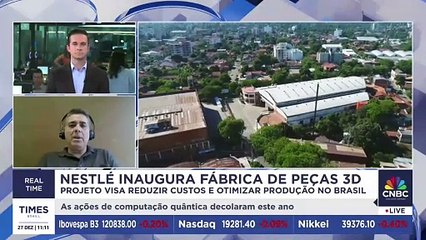 Nestlé inaugura fábrica de peças 3D com foco em eficiência e sustentabilidade; André Araújo comenta