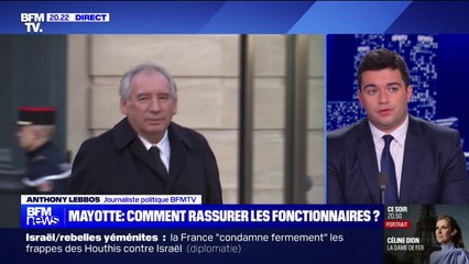 Mayotte: François Bayrou prend une circulaire pour soutenir les fonctionnaires et "garantir la continuité" des services publics