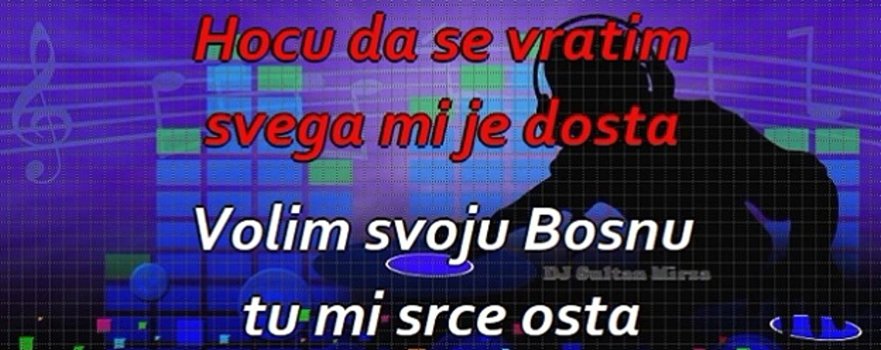 Željan sam Bosne i rodnog kraja - Šaban Šaulić (uživo karaoke)