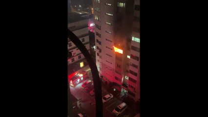 광주 아파트에서 불...2명 부상·26명 구조 / YTN