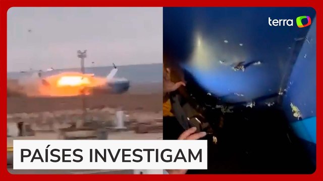 Avião caiu no Cazaquistão por 'interferência externa', aponta investigação preliminar